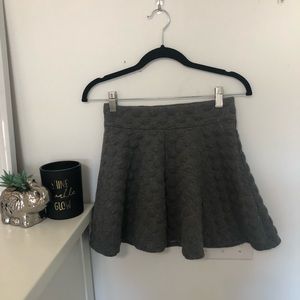 Cherokee Poke-A-Dot Grey/ Silver Skater skirt